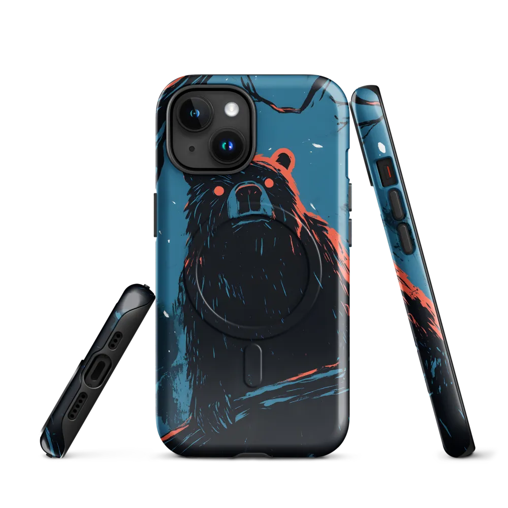 Eerie Majesty: A Bear in the Night
