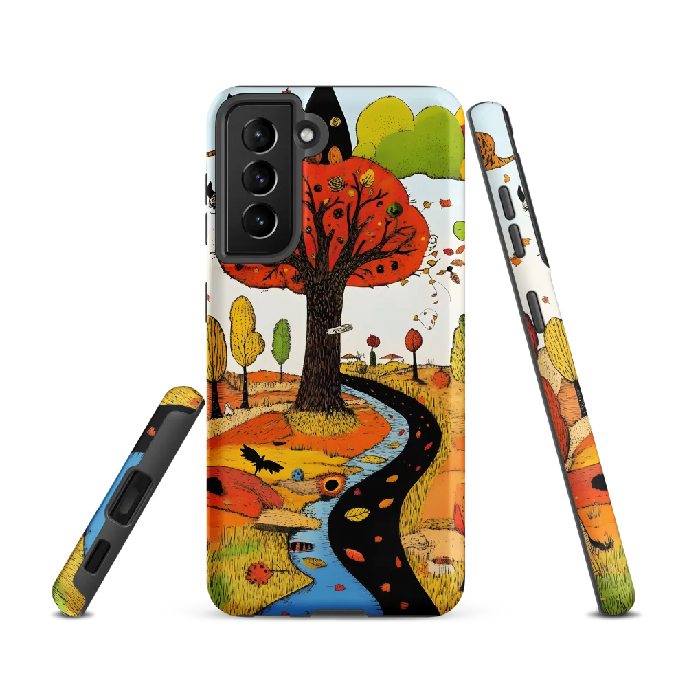 Whimsical Autumn Journey | Phone Case |  S21 | Tough Case | Matte