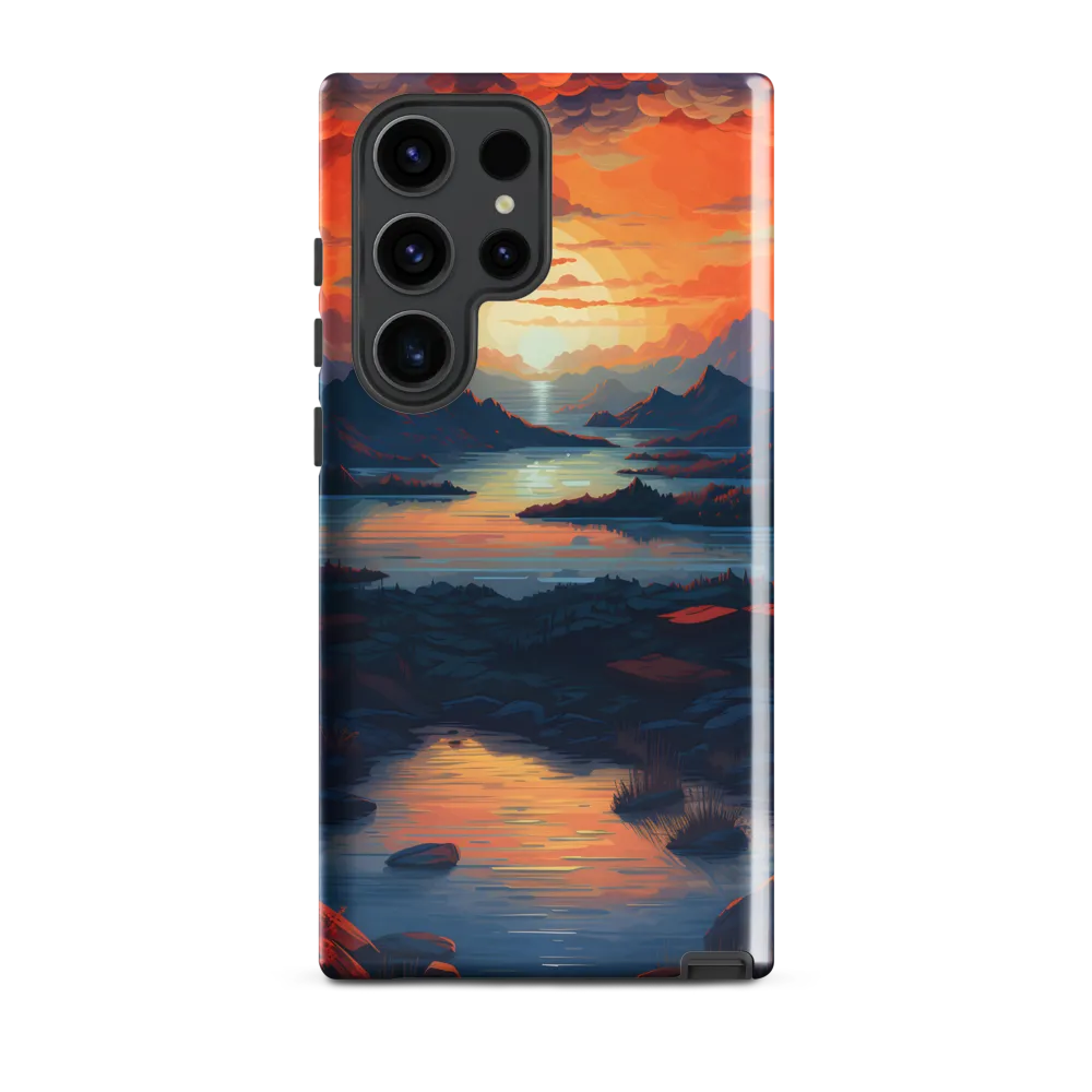 Ethereal Evening: A Digital Dusk