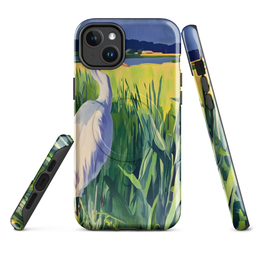 Graceful Presence: The Heron in the Meadow