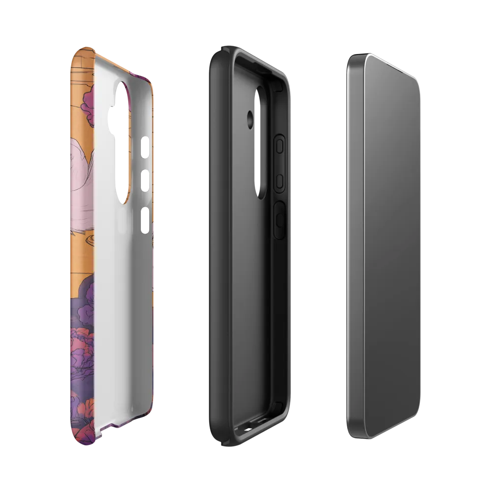 Whispers of the Violet Dawn | Phone Case |  S24 | Tough Case | Matte