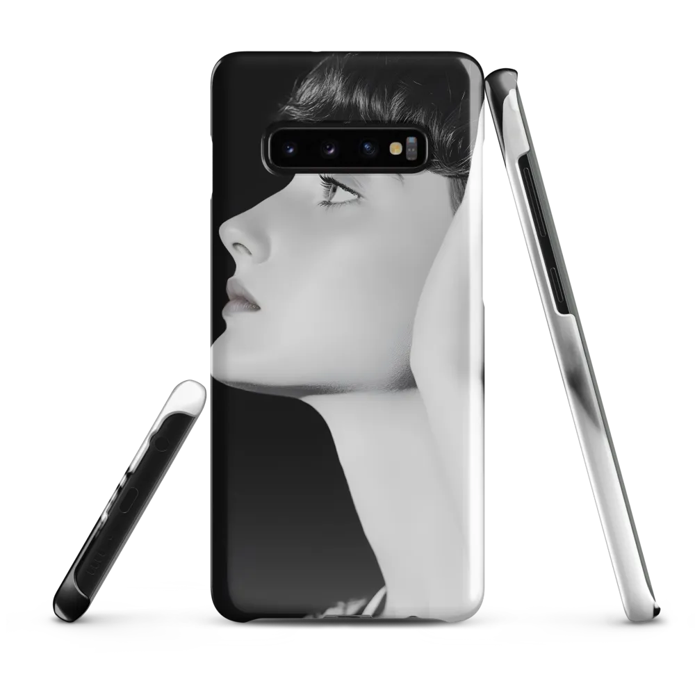 Contemplation in Monochrome | Phone Case |  S10 Plus | Snap Case | Glossy