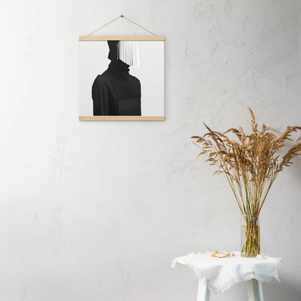 Veil of Mystery | Poster With Oak Wood Hanger | 16″×16″