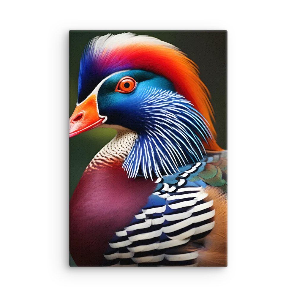 The Majestic Mandarin | Thin Canvas | 12″×18″