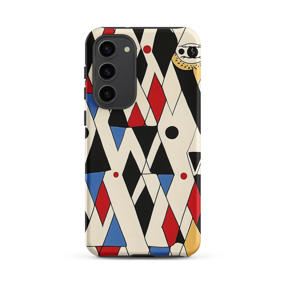 Dynamic Geometric Symphony | Phone Case |  S23 Plus | Tough Case | Matte