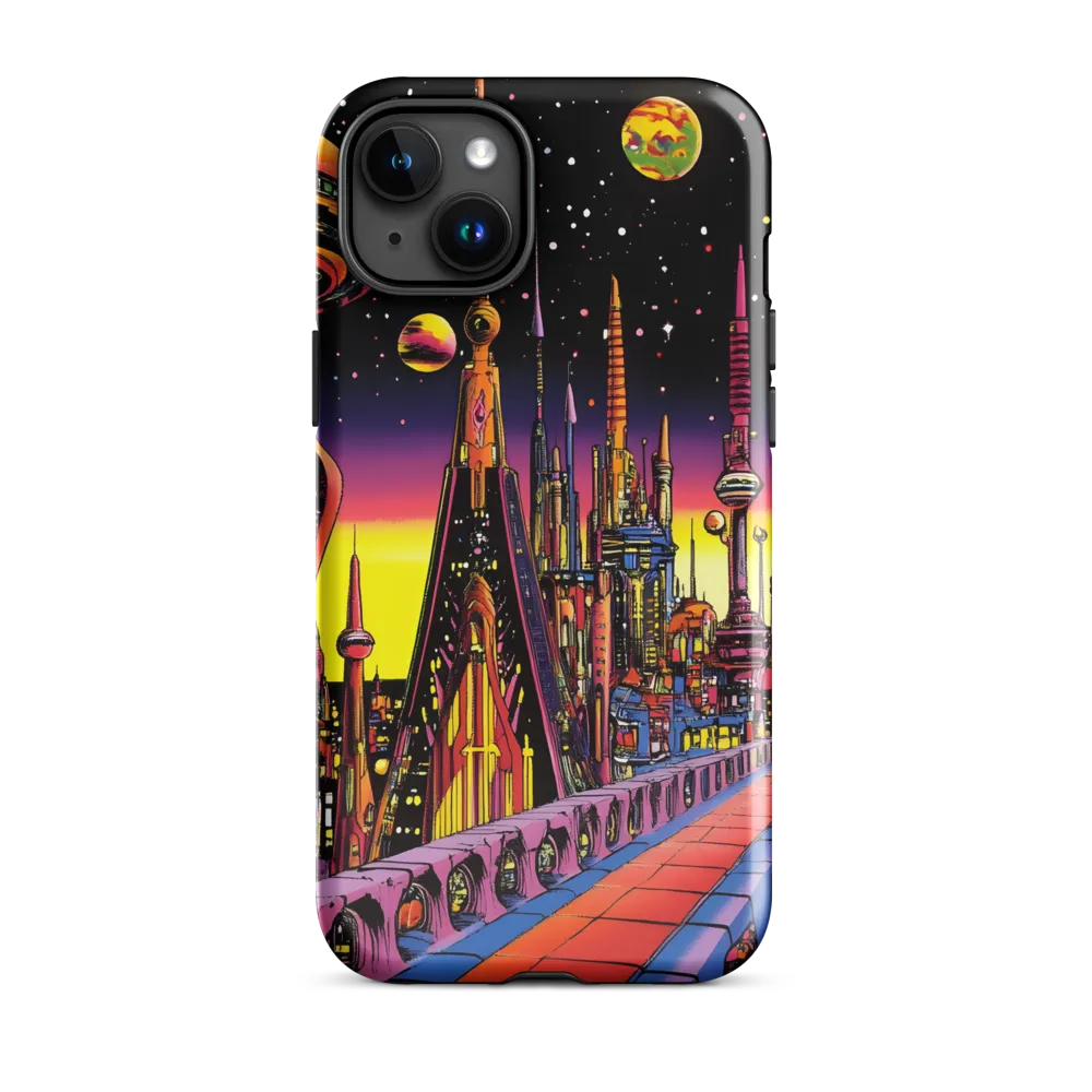 Futuristic Cosmos: A Journey Through Neon Cities