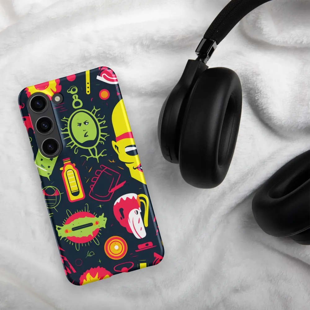 Neon Revelry: A Quirky Exploration of Modern Pop Art