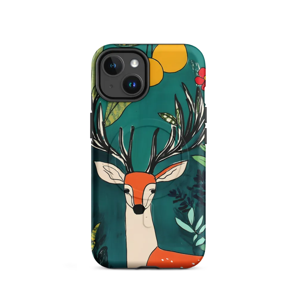 Nature's Embrace: The Majestic Deer | Phone Case |  14 | MagSafe® Tough Case | Matte