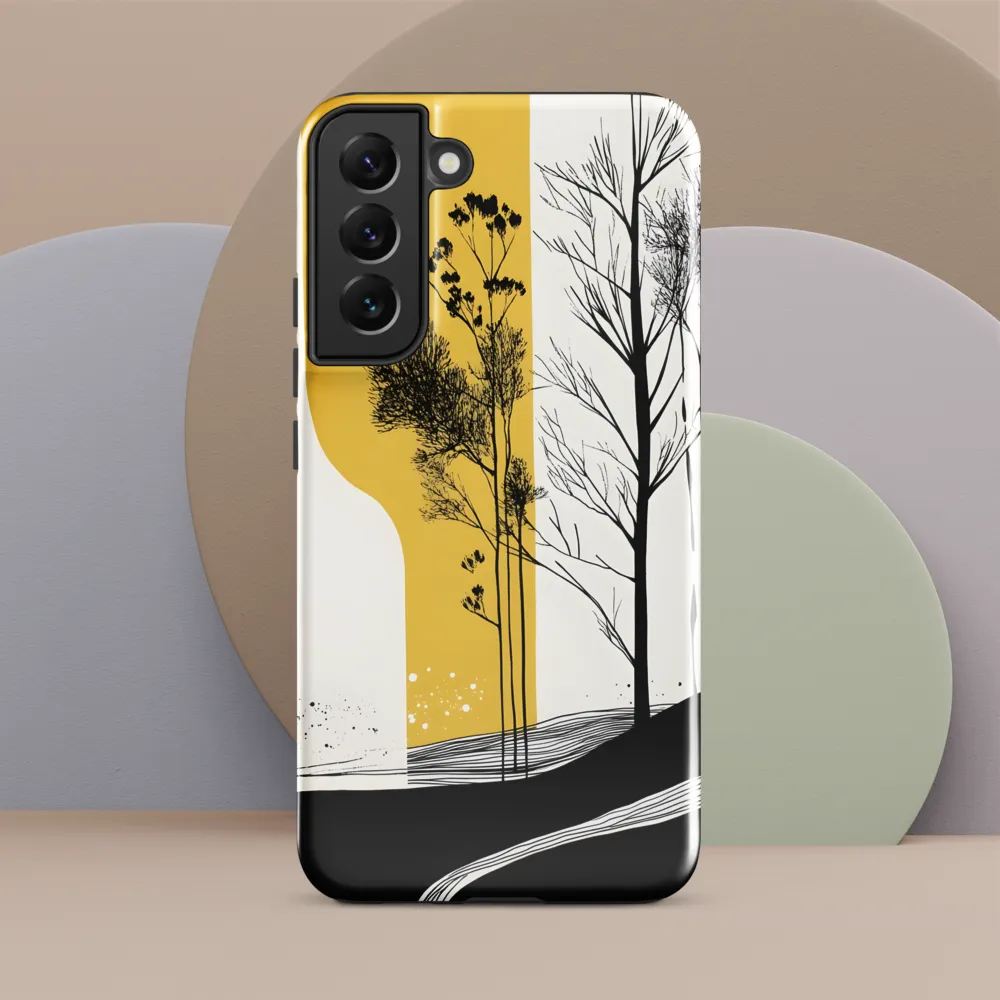 Whispers of Nature: An Abstract Landscape