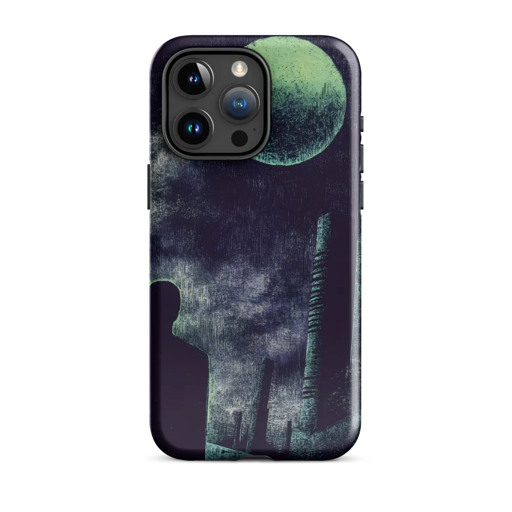 Lunar Solitude | Phone Case |  15 Pro Max | Tough Case | Glossy
