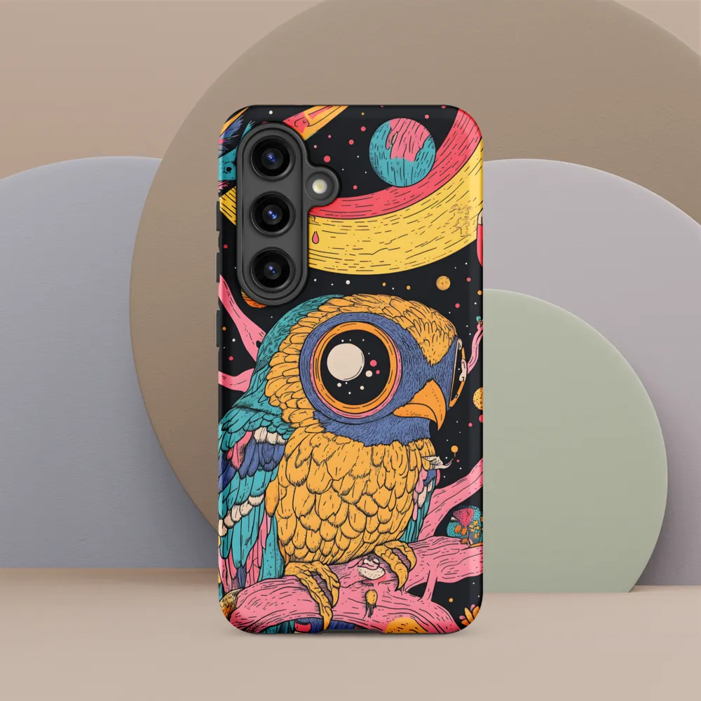 Whimsical Cosmic Owl | Phone Case |  S24 | Tough Case | Matte