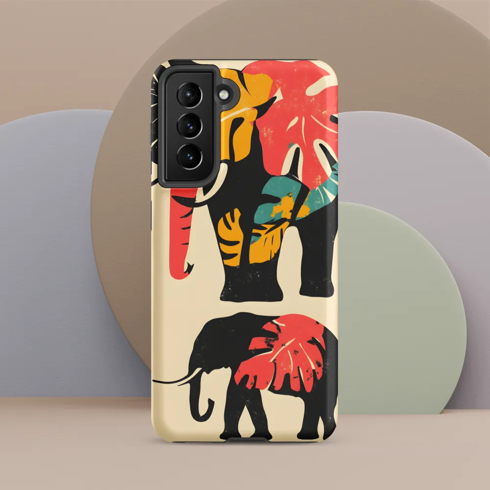 Tropical Elegance: The Elephant's Dance