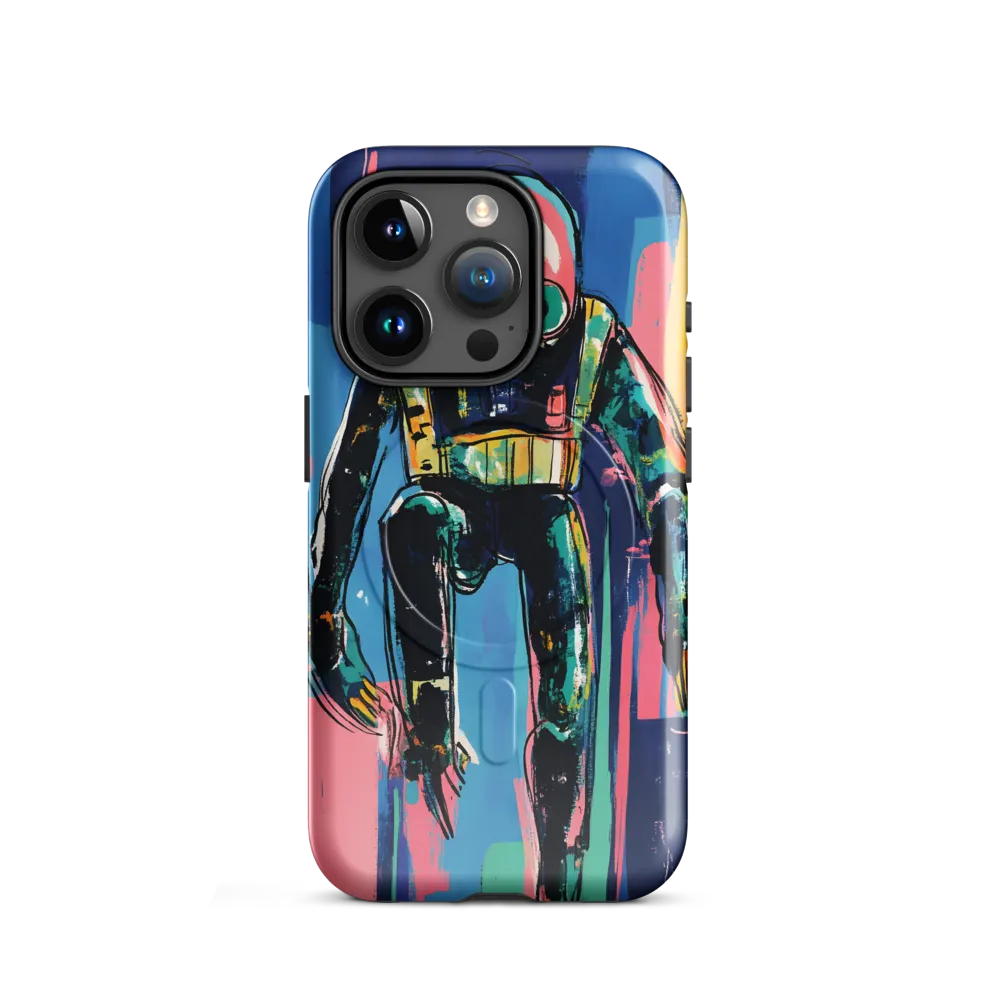 Diver in Vibrant Motion