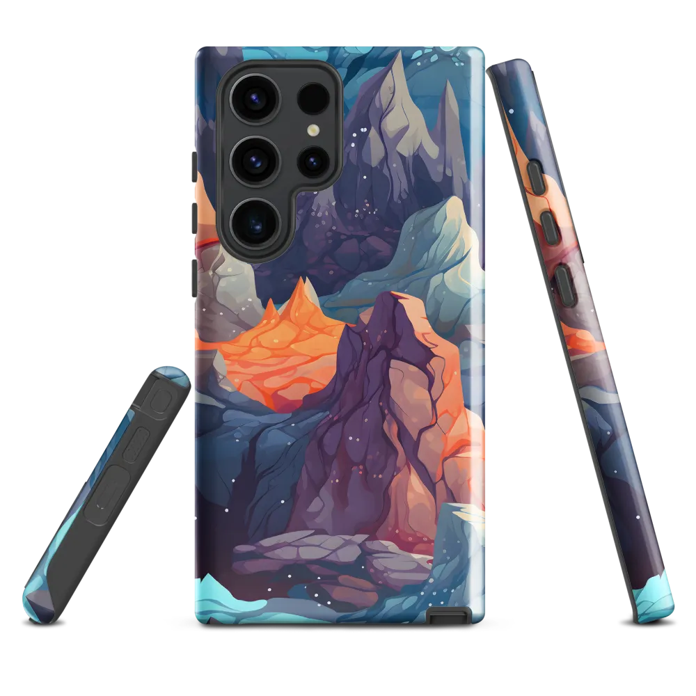 Mystical Peaks of Imagination | Phone Case |  S23 Ultra | Tough Case | Glossy