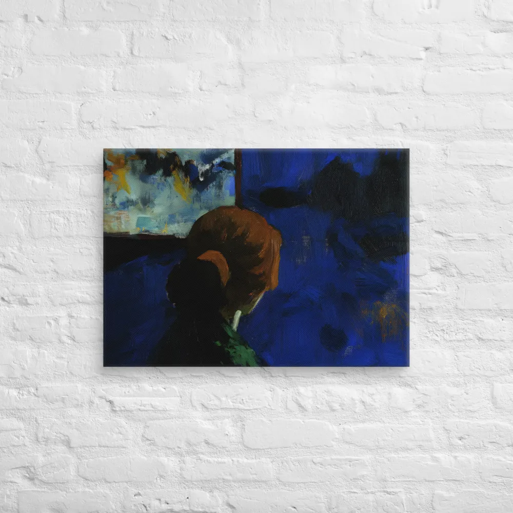 Contemplation Under the Night Sky | Canvas | 20″×28″
