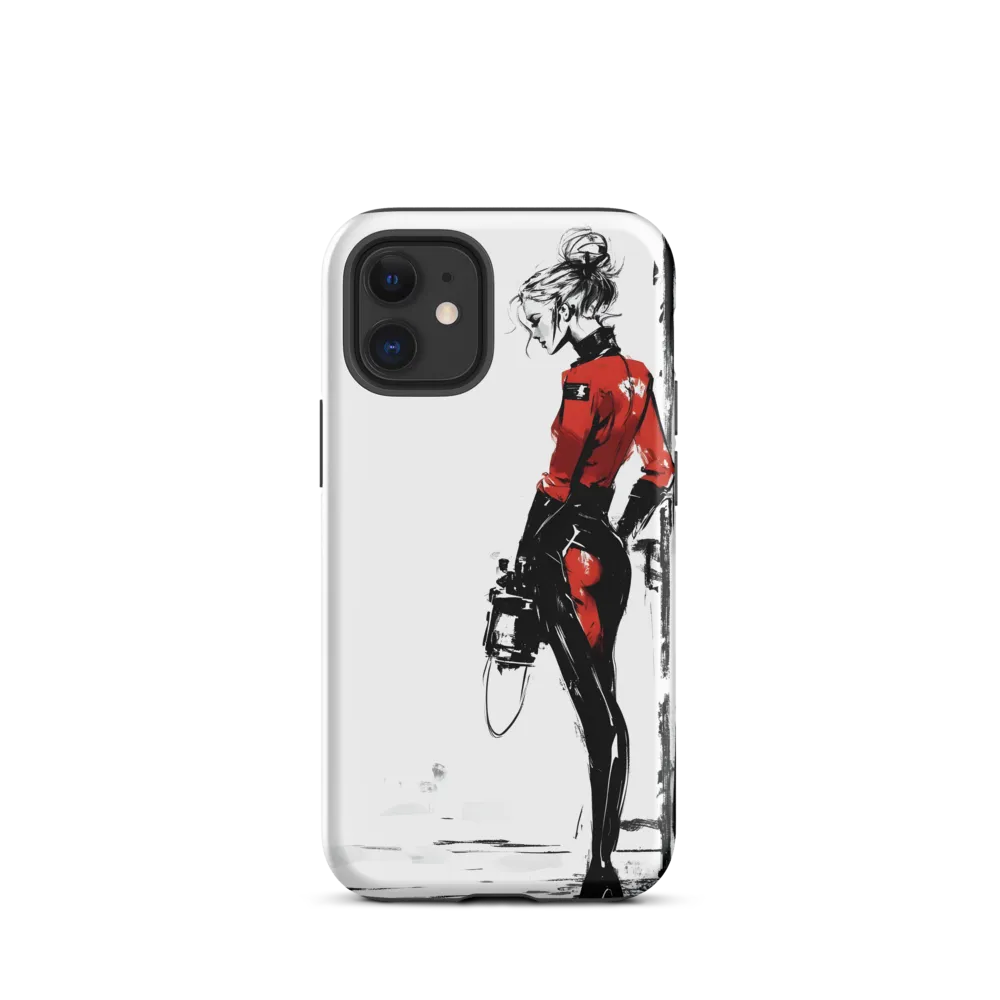 The Edgy Elegance | Phone Case |  12 mini | Tough Case | Matte
