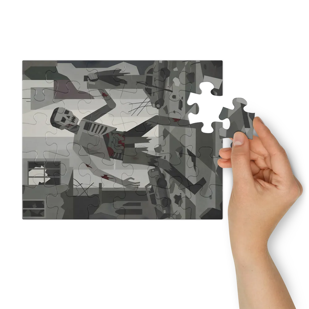 Ruin Walker 
 Jigsaw Puzzle in Tin Box