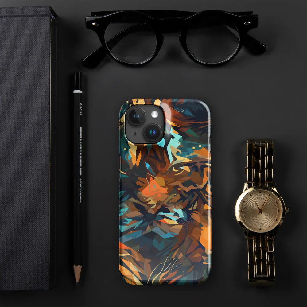 Wild Symphony: Abstract Tigers | Phone Case |  15 | Snap Case | Glossy