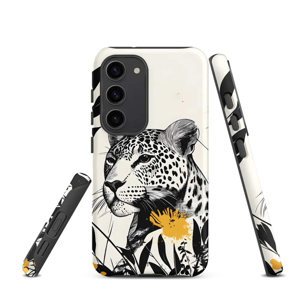 Majestic Leopard Amongst Flora