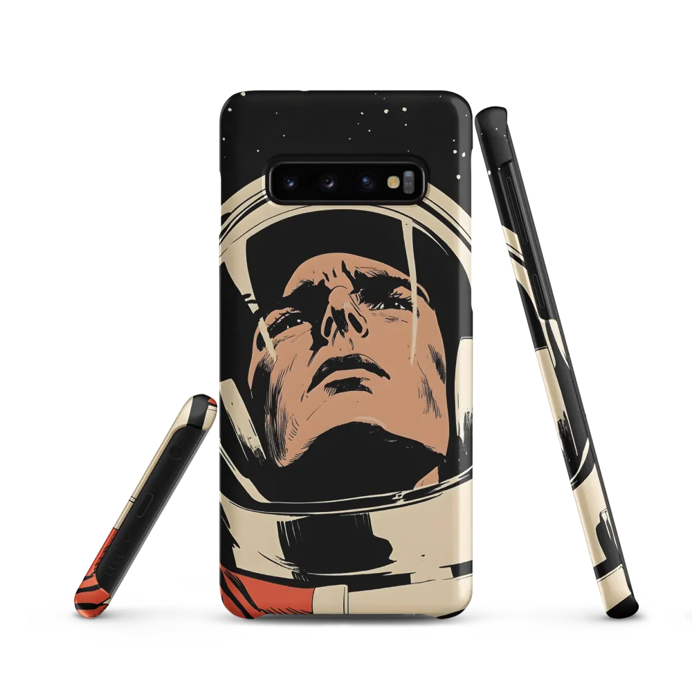 Gaze of the Astronaut | Phone Case |  S10 | Snap Case | Matte