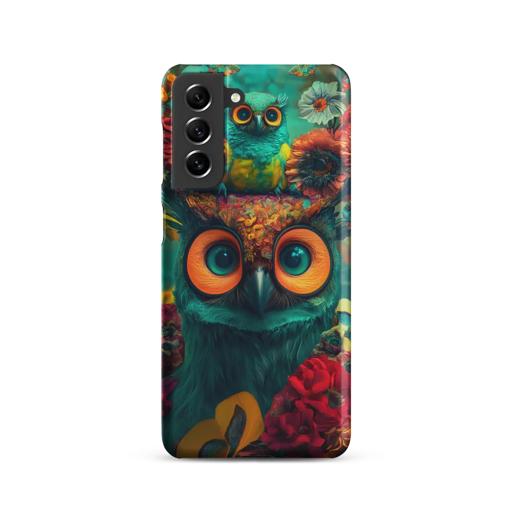 Majestic Harmony: The Floral Owl