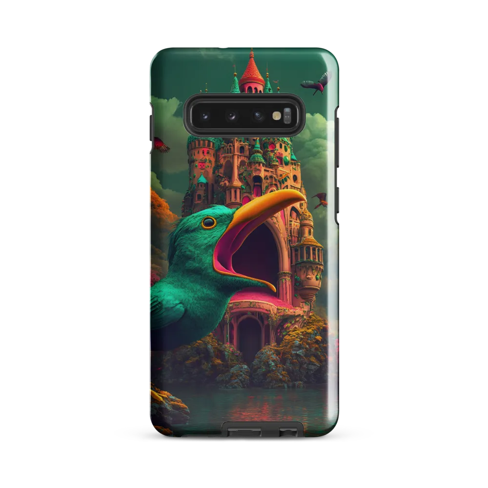 The Enchanted Castle and the Chattering Bird | Phone Case |  S10 Plus | Tough Case | Glossy