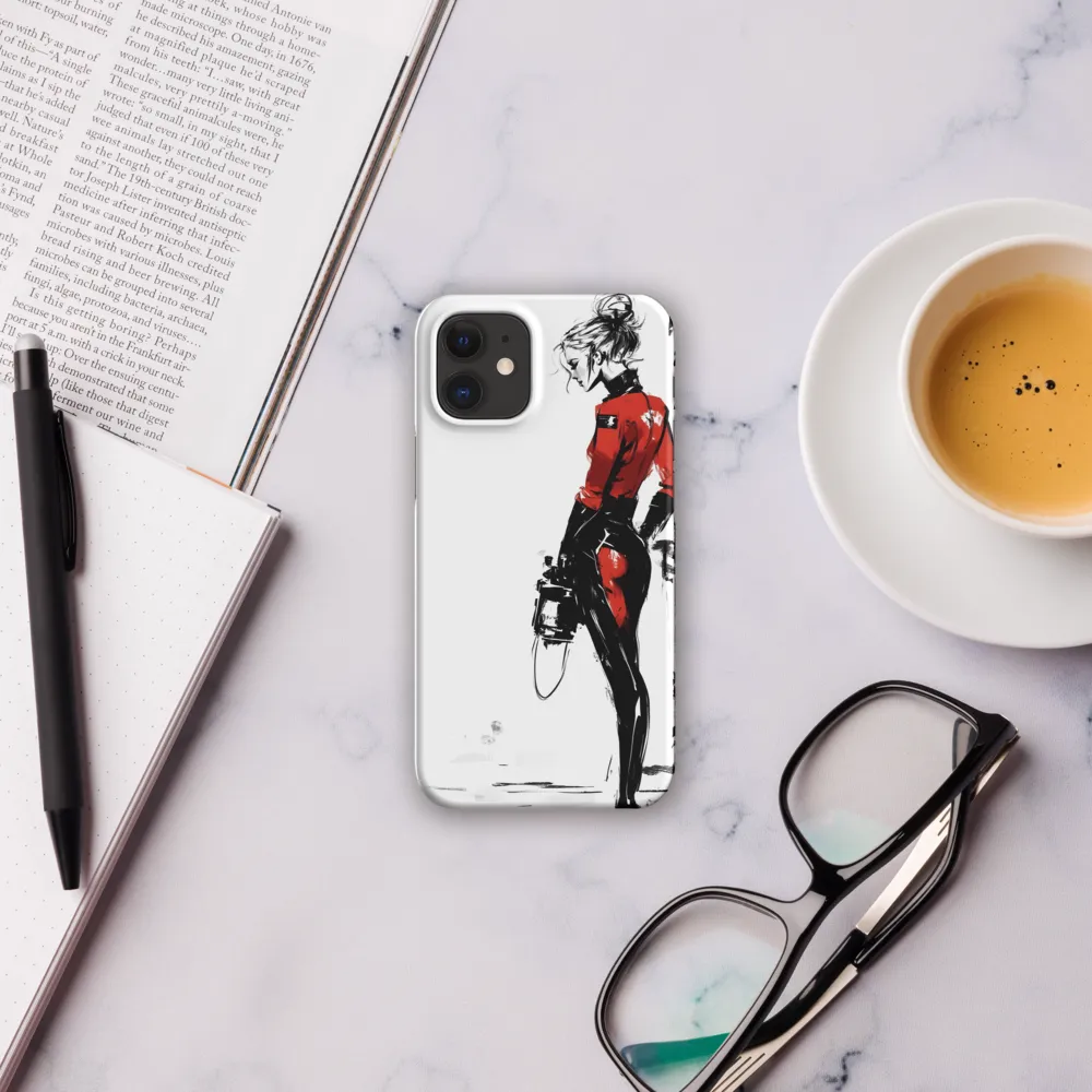 The Edgy Elegance | Phone Case |  12 Mini | Snap Case | Matte