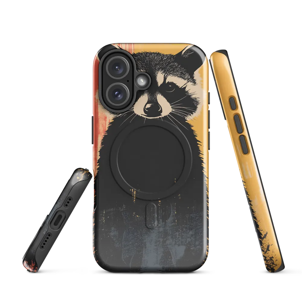 Whimsical Raccoon Portrait