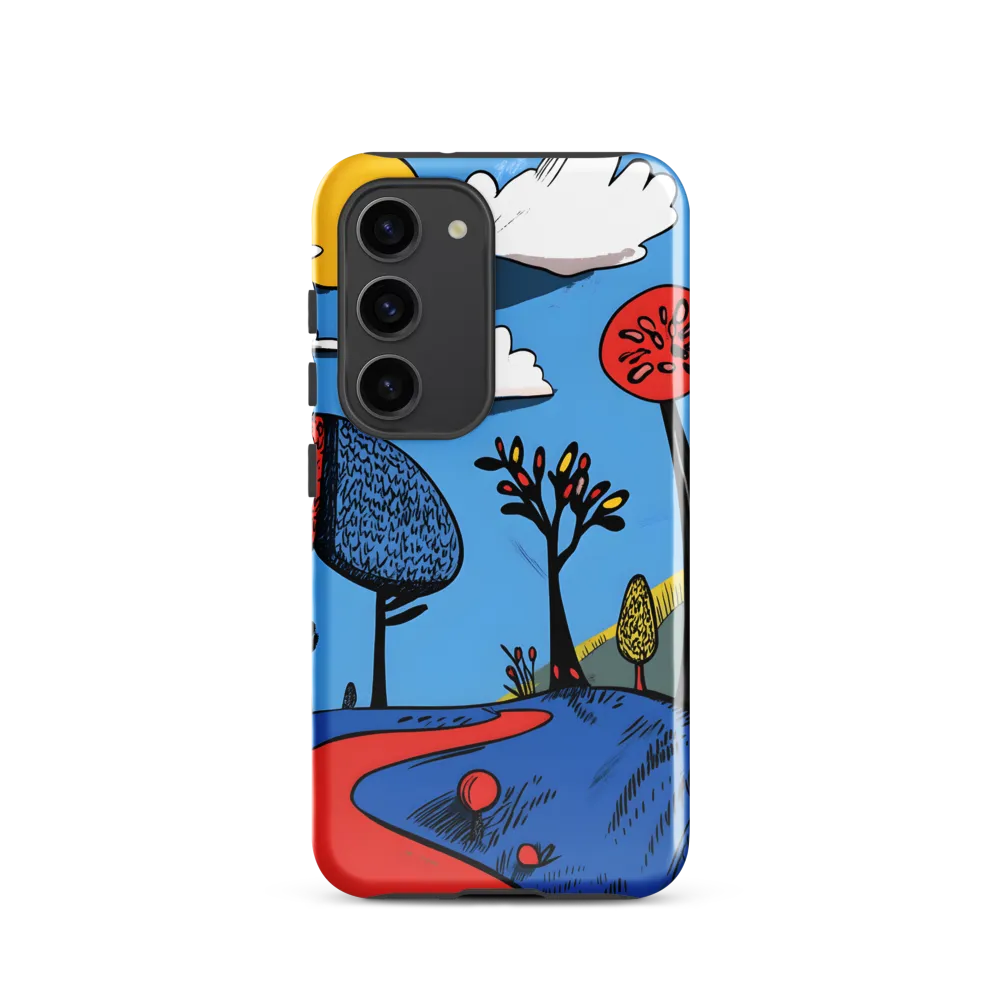 A Playful Journey Through Whimsical Woods | Phone Case |  S23 | Tough Case | Glossy