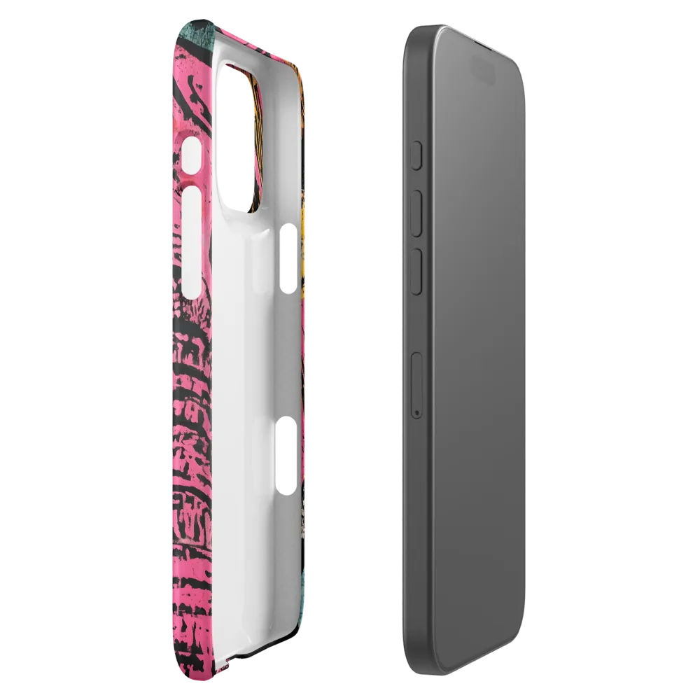 Bold Encounter: The Vibrant Elephant | Phone Case |  16 Pro Max | Snap Case | Matte
