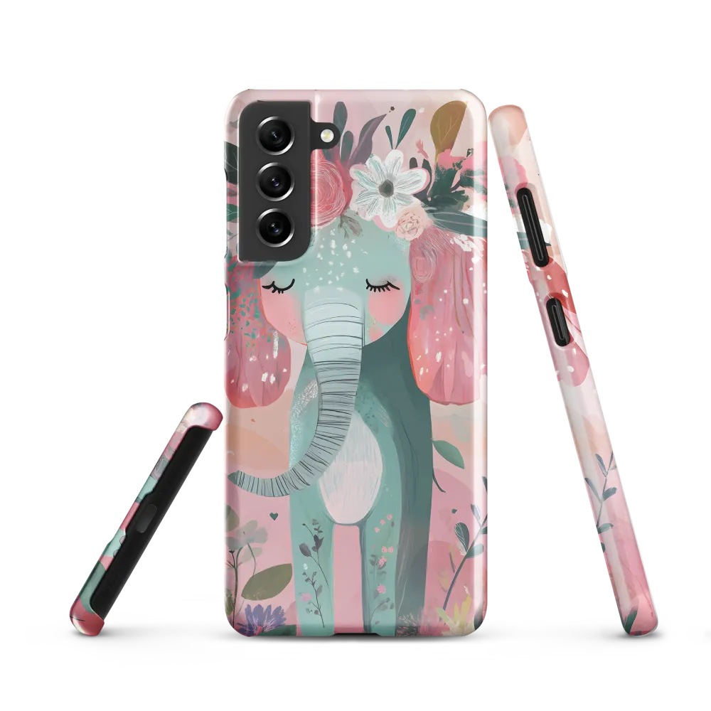 Whimsical Elephant in Bloom