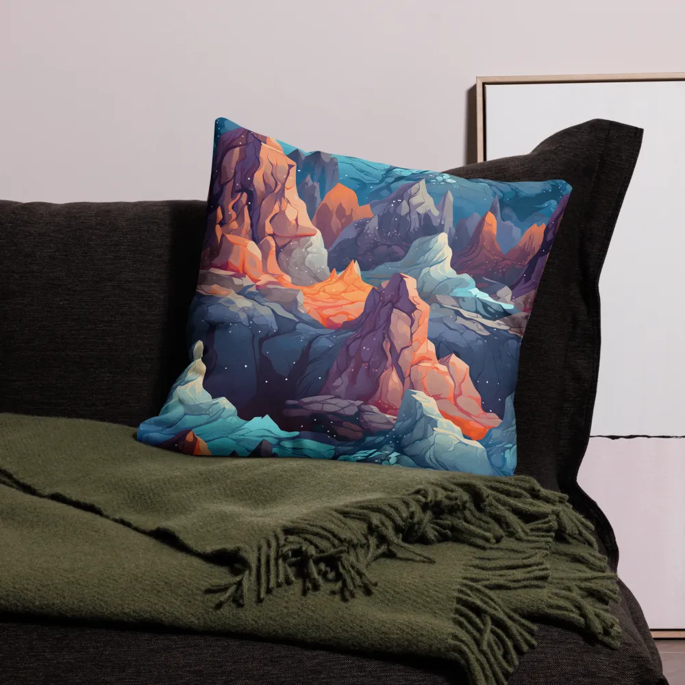 Mystical Peaks of Imagination | Pillow & Pillow Case | Multiple Sizes