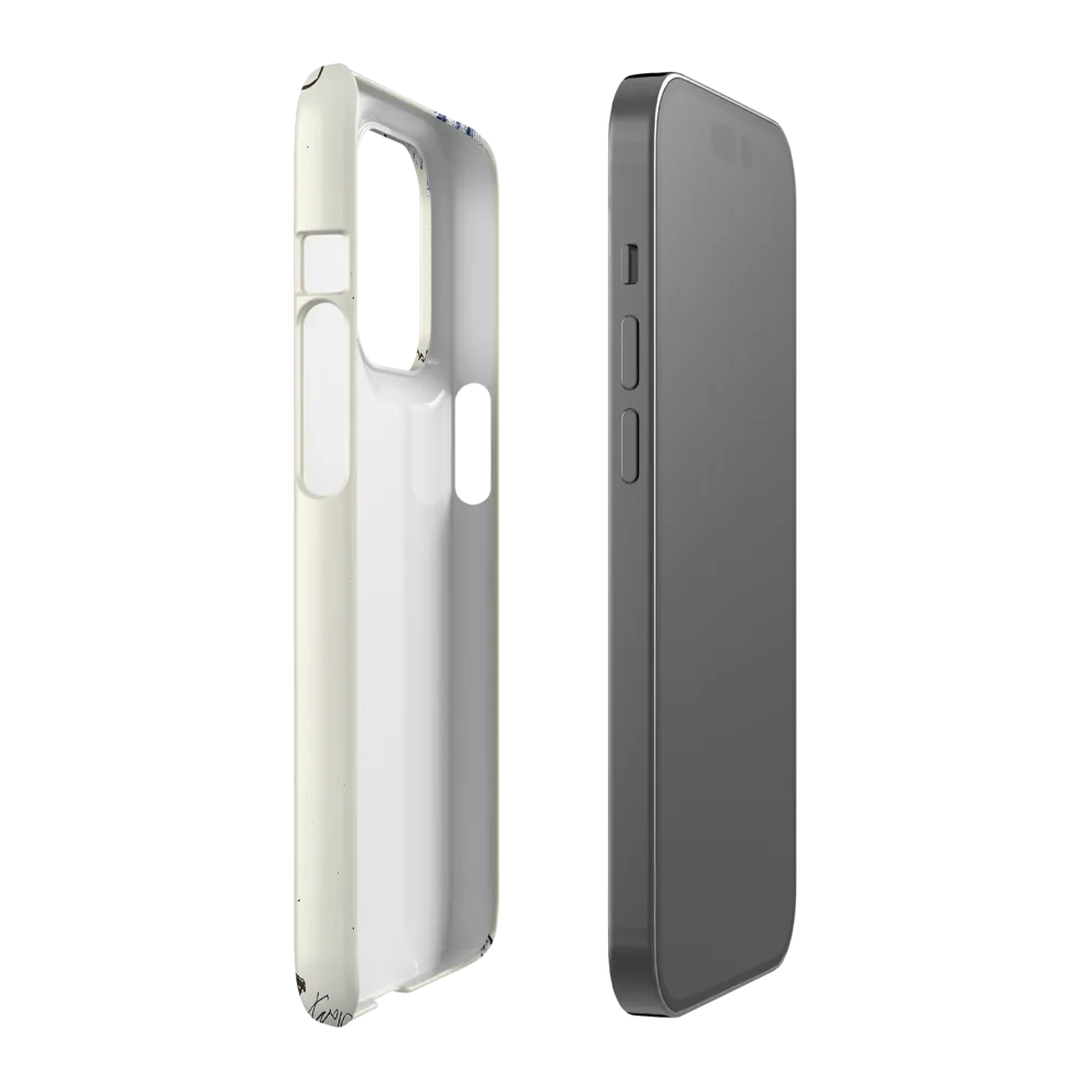 Abstract Surrealist Figure in Cubism | Phone Case |  14 Pro | Snap Case | Matte