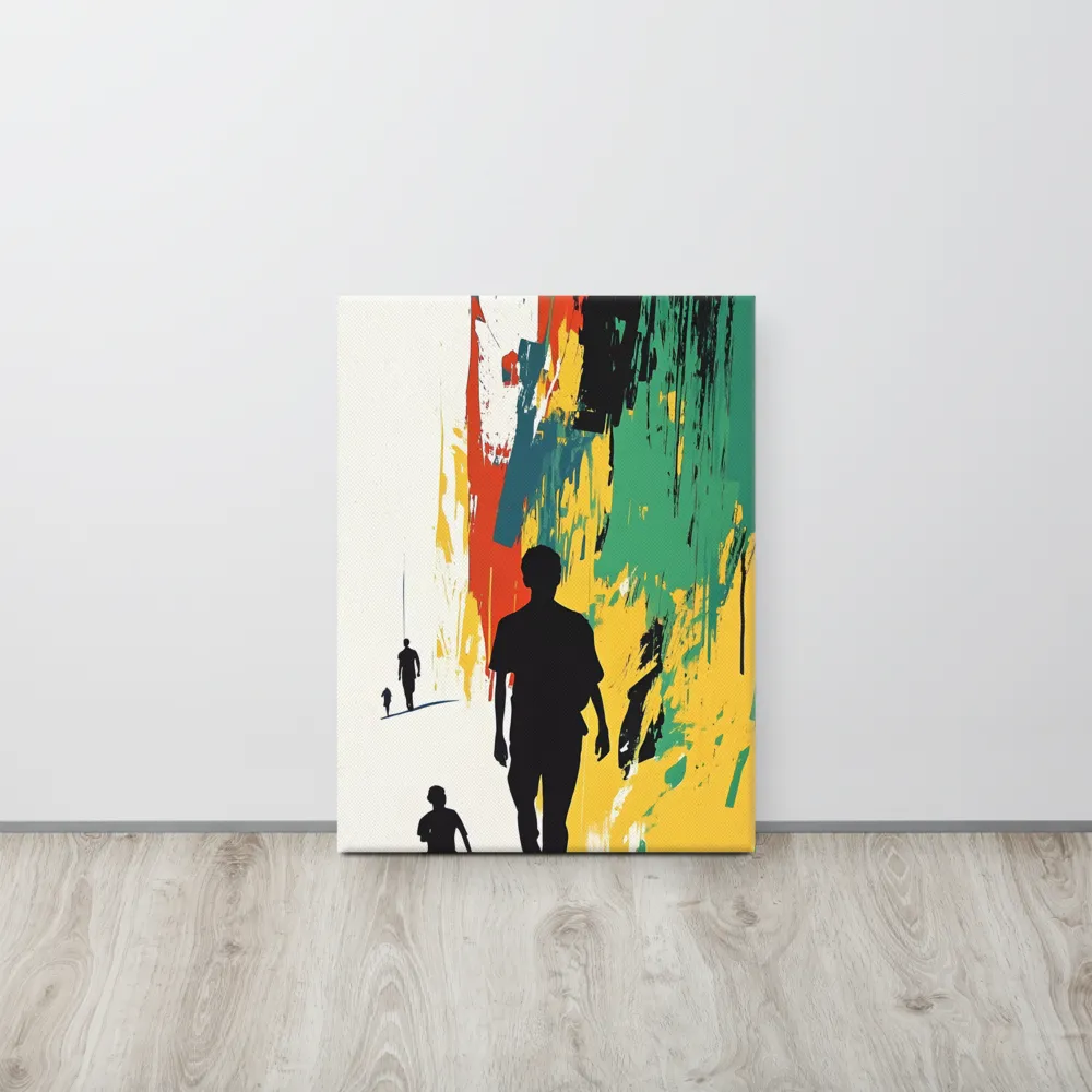 Journey of Silhouettes | Canvas | 18″×24″