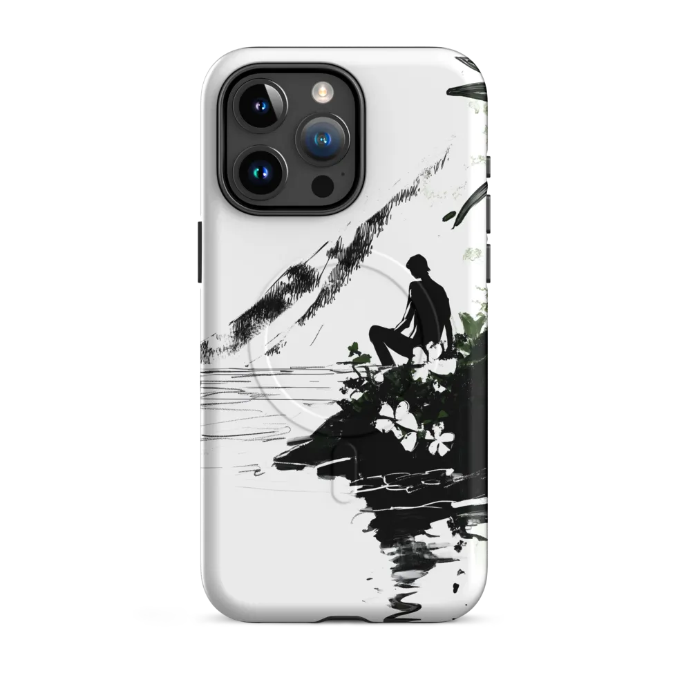 Contemplation by the Water | Phone Case |  15 Pro Max | MagSafe® Tough Case | Matte