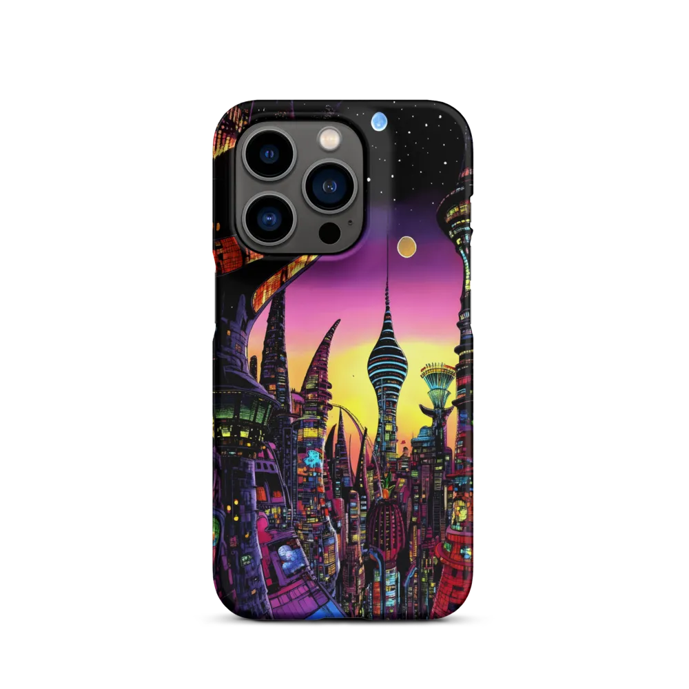 Futuristic Cityscape at Dusk