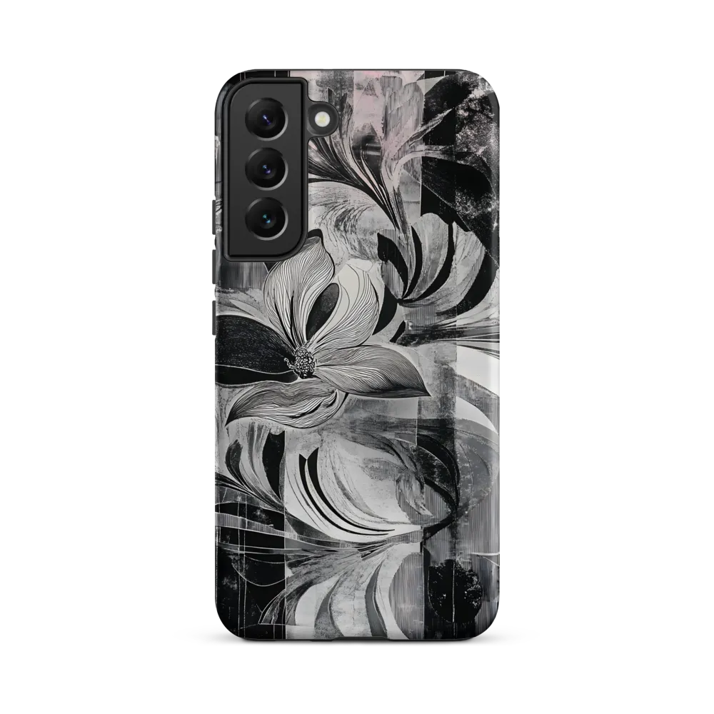 Floral Fusion in Monochrome