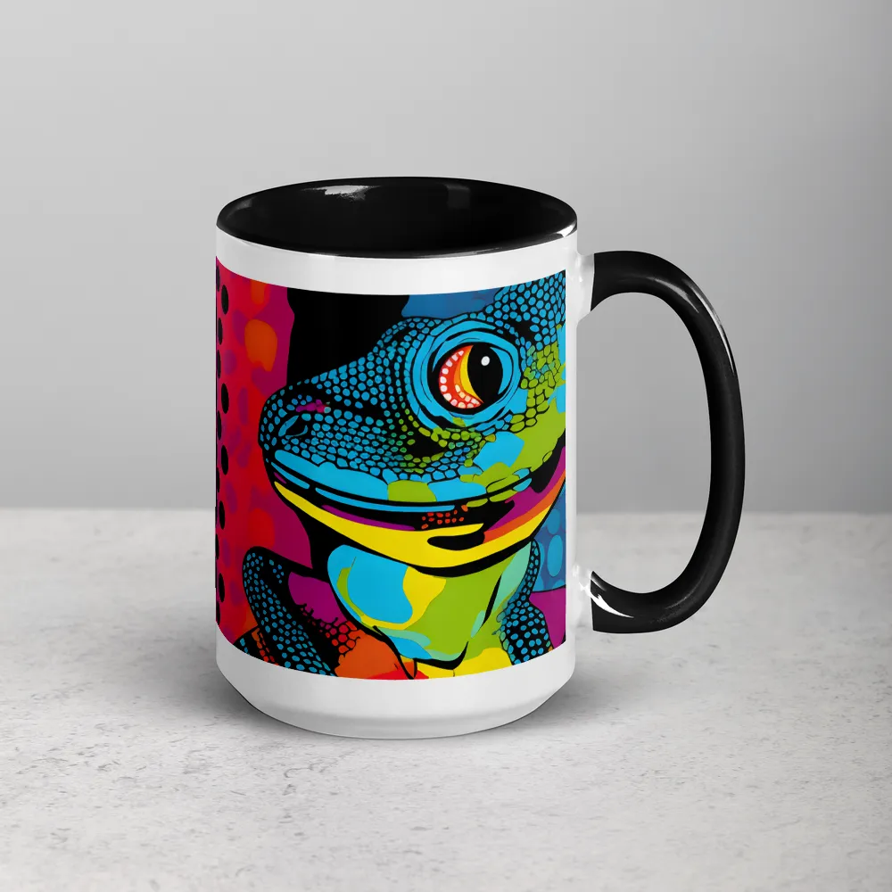 Colorful Encounters: The Playful Geckos