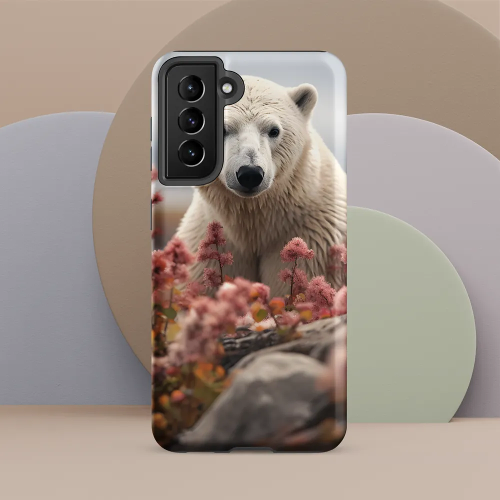 Curiosity Among Blooms: The Polar Bear
