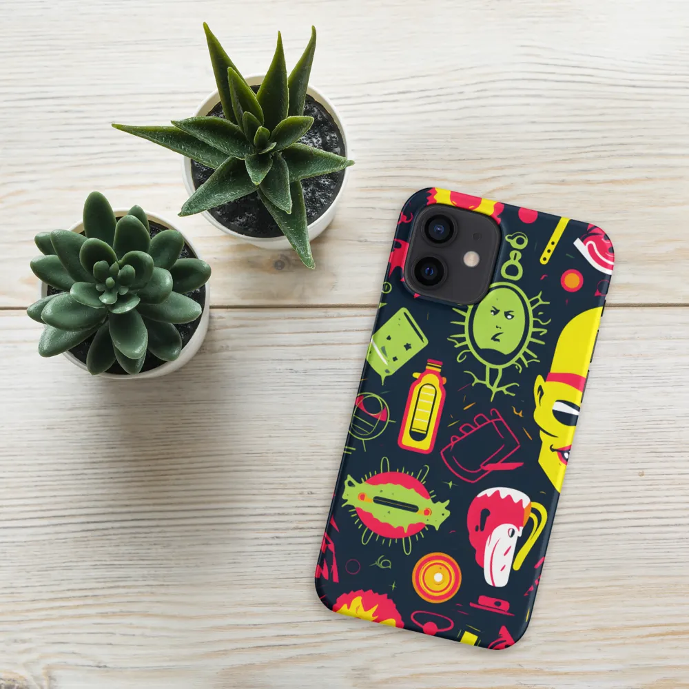 Neon Revelry: A Quirky Exploration of Modern Pop Art