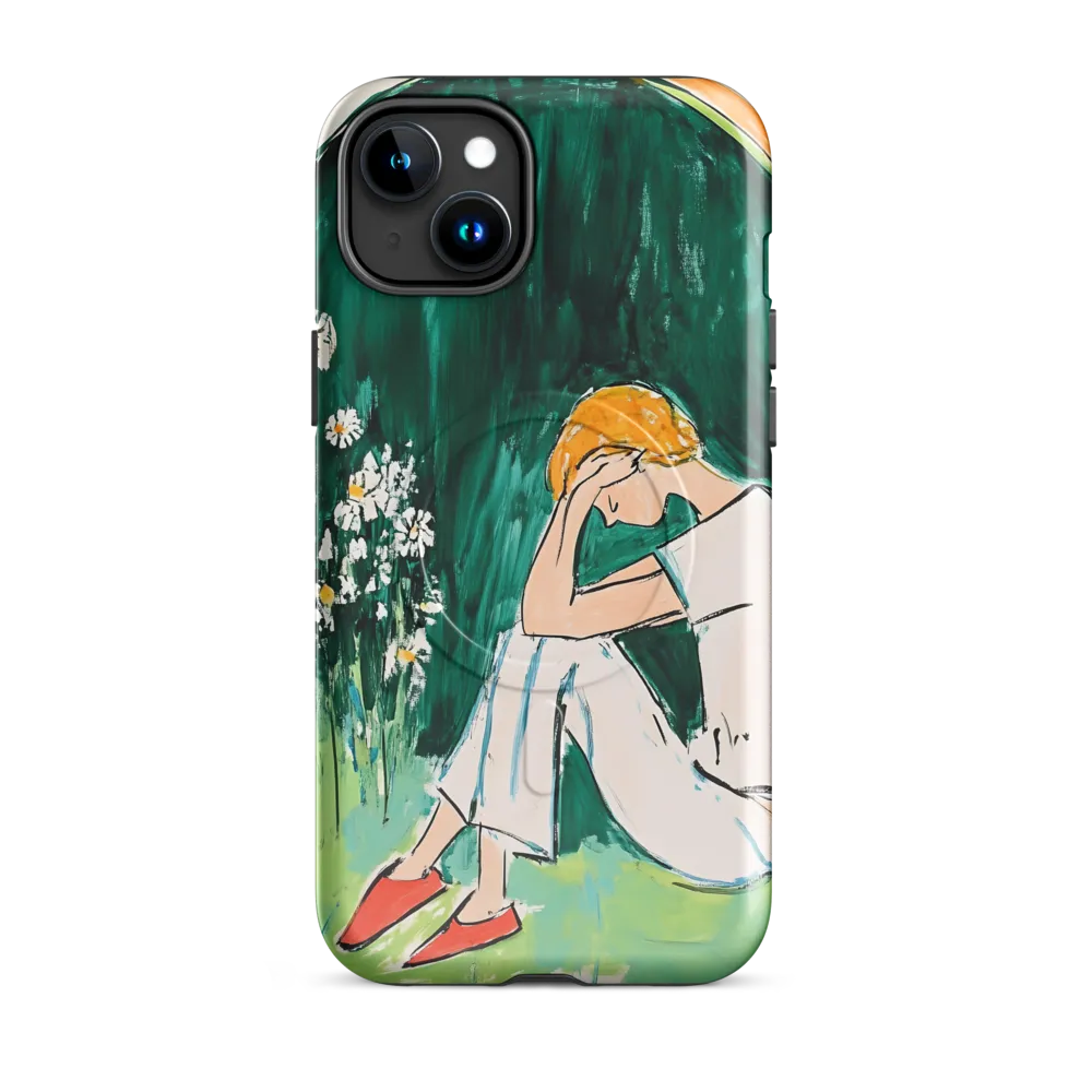 Silent Sorrow | Phone Case |  15 Plus | MagSafe® Tough Case | Glossy