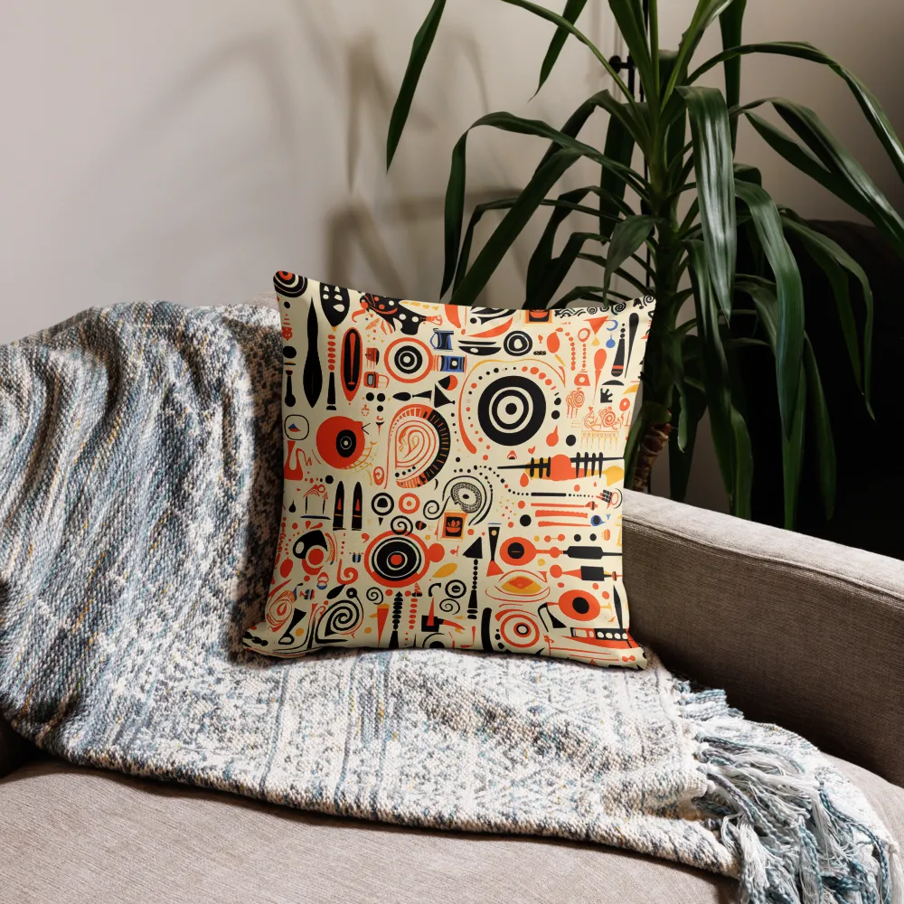 Rhythms of Geometry | Pillow Case | 18″×18″