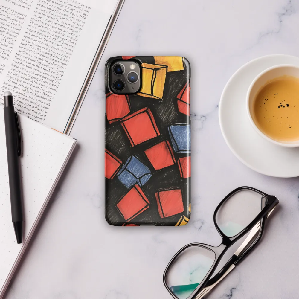 Vibrant Geometry in Motion | Phone Case |  11 Pro Max | Snap Case | Glossy