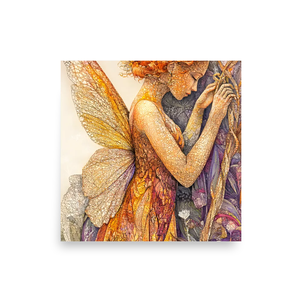 Whispers of the Frosted Meadow | Poster | 12″×12″