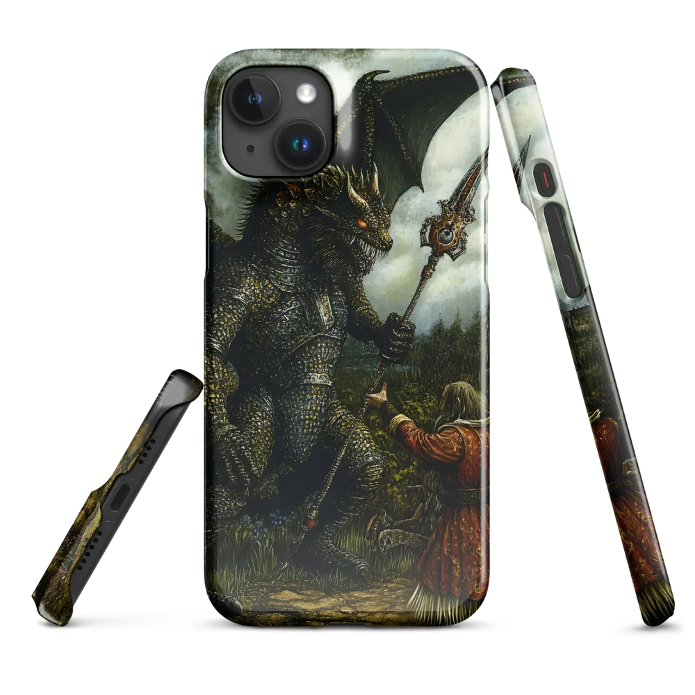 The Confrontation: Dragon vs. Wizard | Phone Case |  15 Plus | Snap Case | Glossy