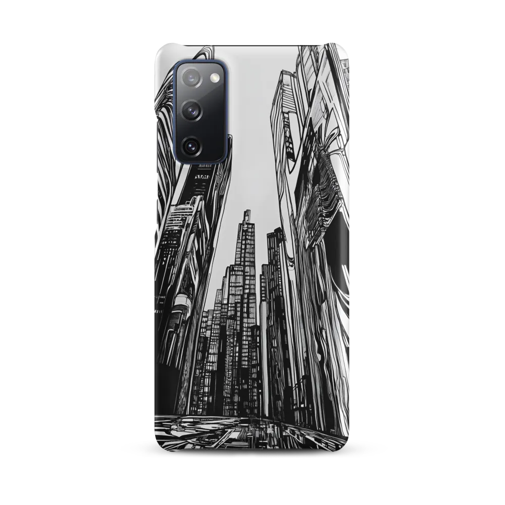 Urban Echoes: A Line Art Journey