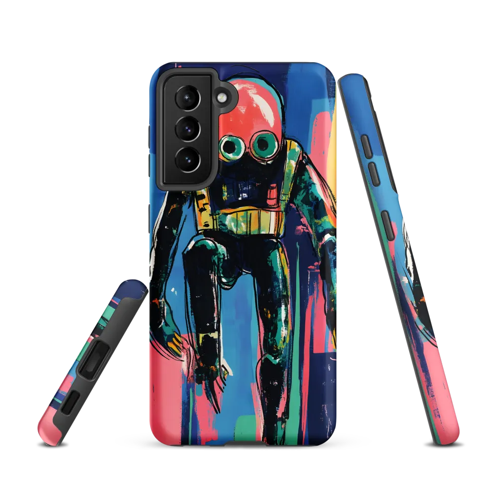 Diver in Vibrant Motion