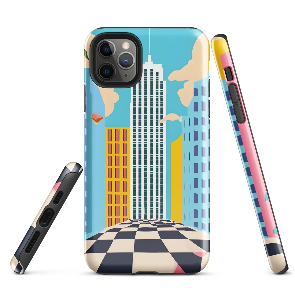 Vibrant Urban Dreamscape | Phone Case |  11 Pro Max | Tough Case | Glossy