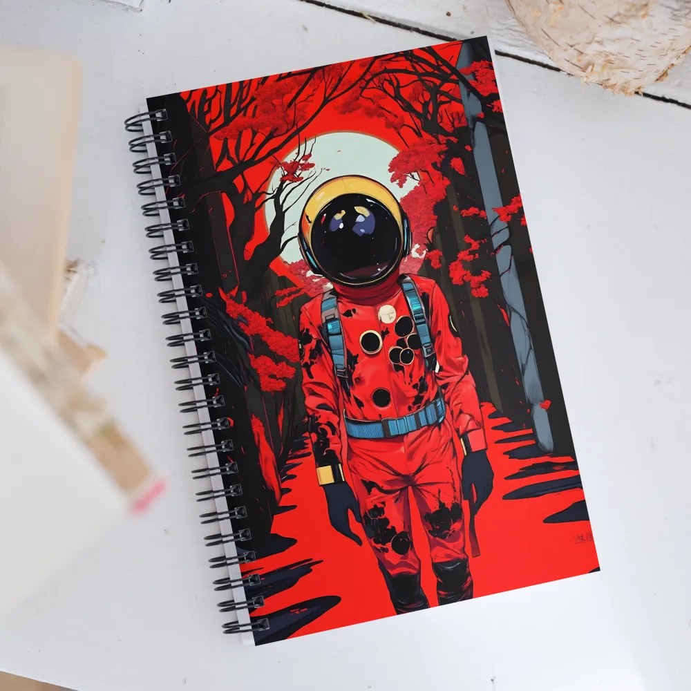 Mysteries Beyond the Red Horizon | Spiral Notebook