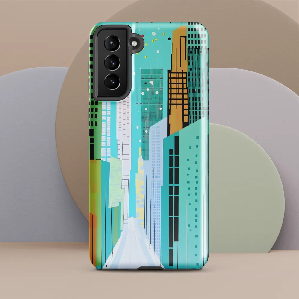 Urban Symphony in Turquoise
